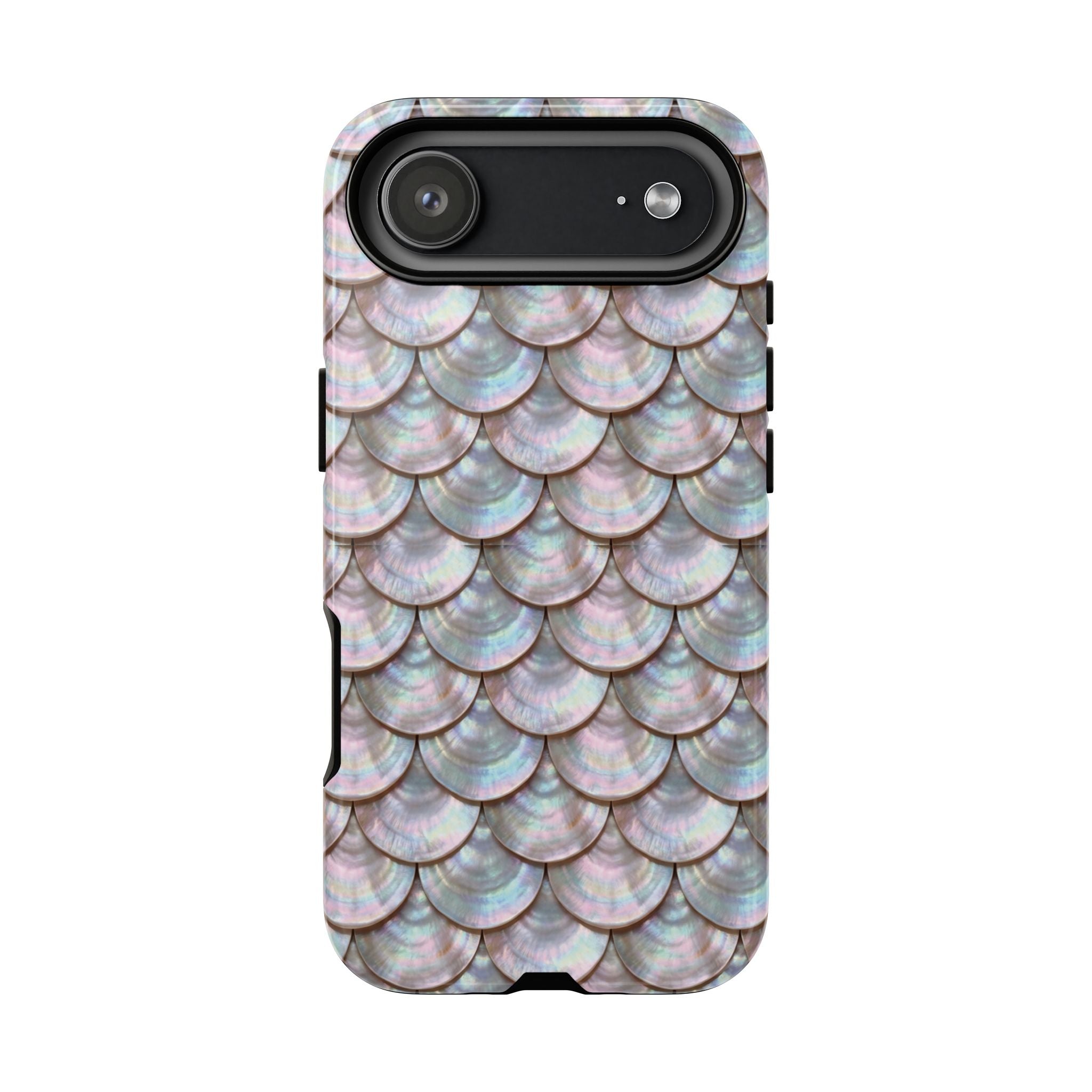 Mother of Pearl Scallop Scale Phone Case — Luxury Galaxy iPhone & Pixel