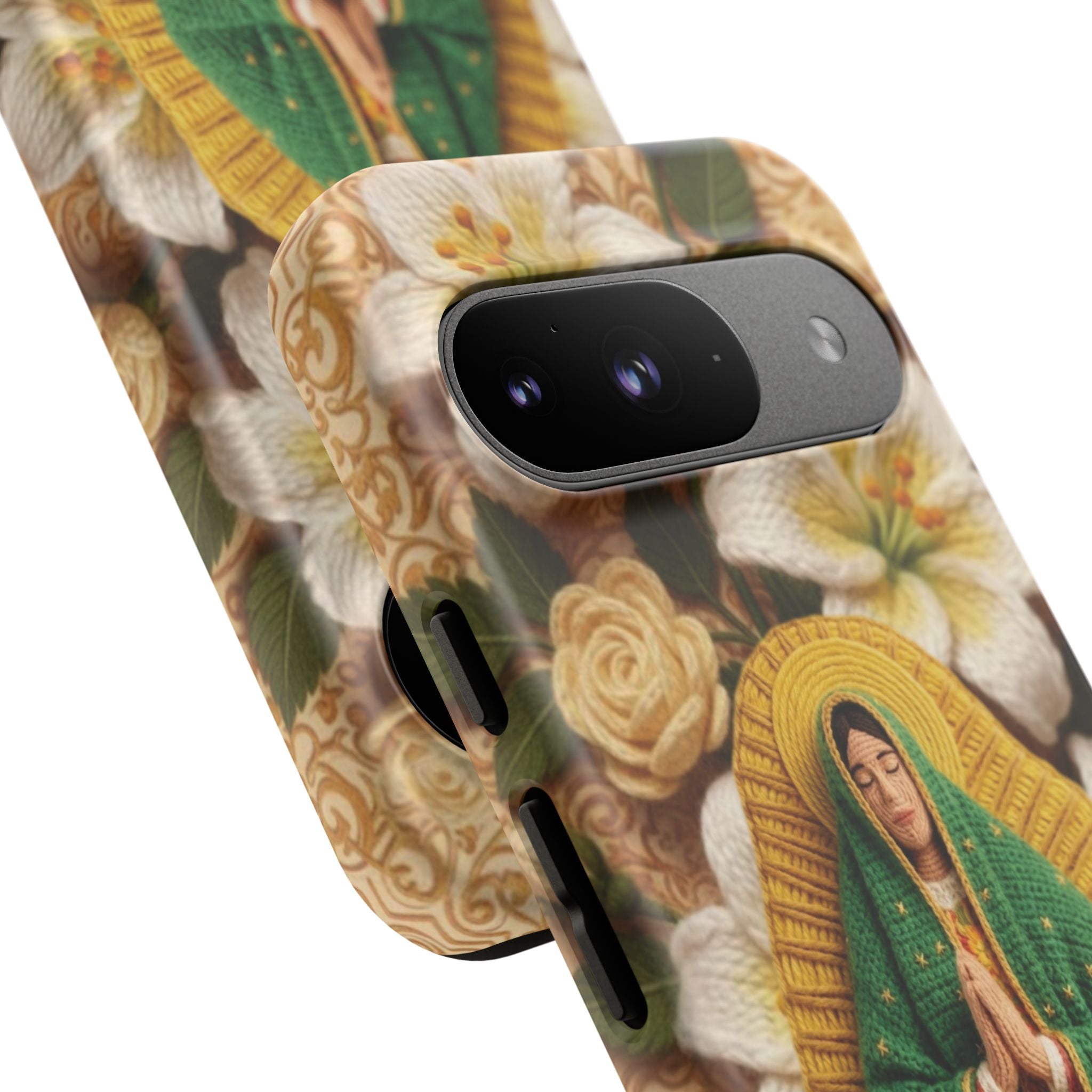 Sacred Our Lady of Guadalupe Virgin Mary Devotional Phone Case iPhone Samsung Galaxy Google Pixel Religious Textured Art Cover Gift