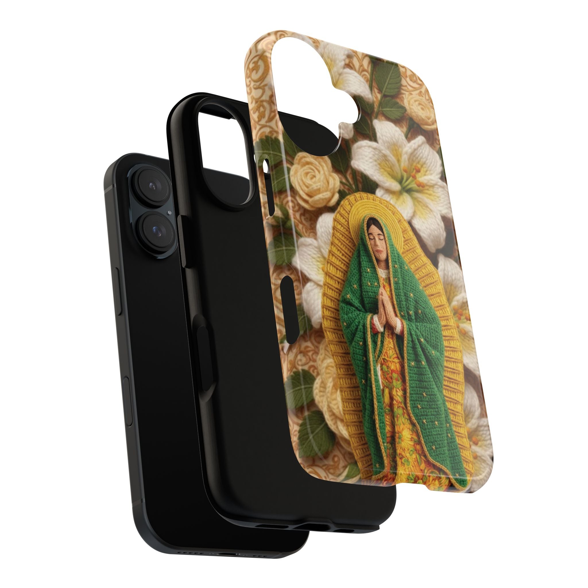 Sacred Our Lady of Guadalupe Virgin Mary Devotional Phone Case iPhone Samsung Galaxy Google Pixel Religious Textured Art Cover Gift