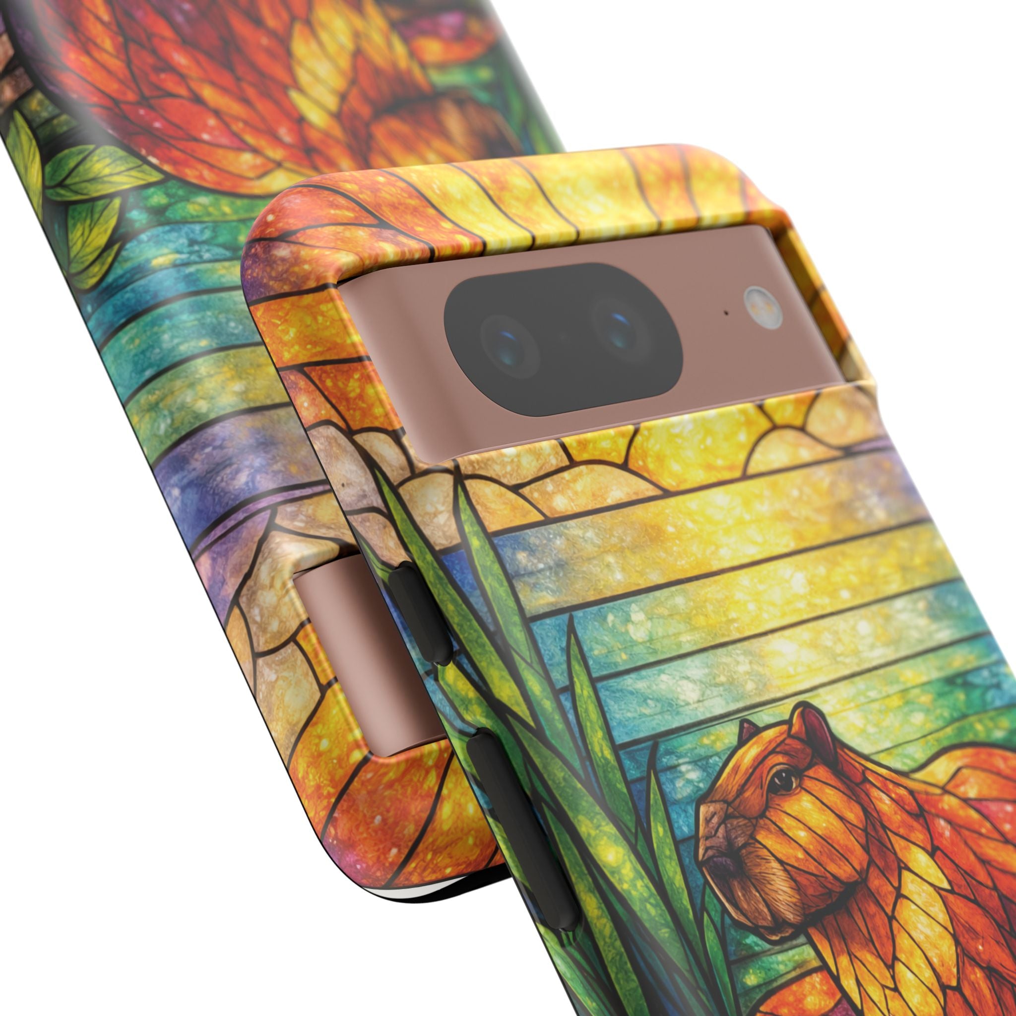 Capybara Stained Glass Galaxy Phone Case — "Tough Cases"