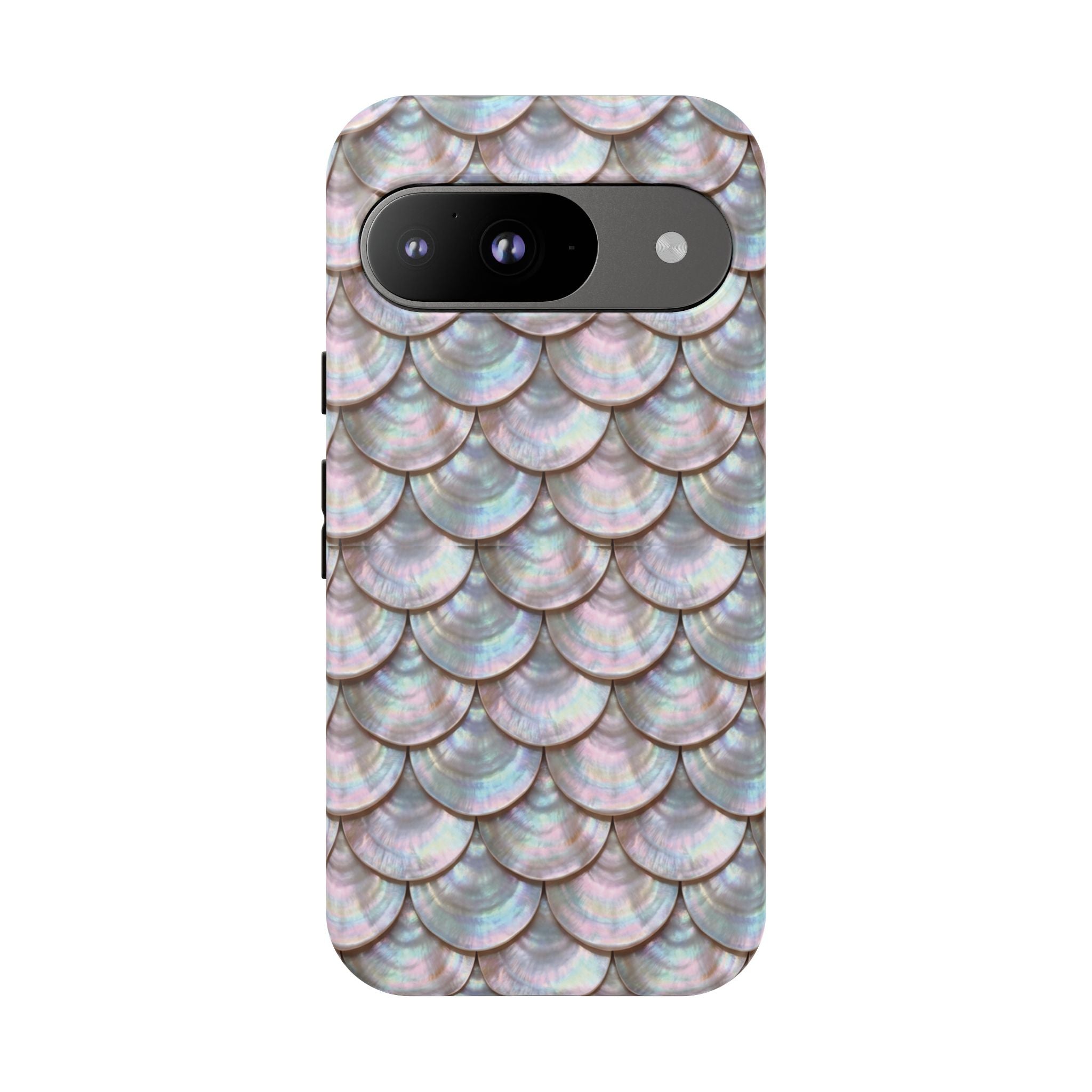 Mother of Pearl Scallop Scale Phone Case — Luxury Galaxy iPhone & Pixel