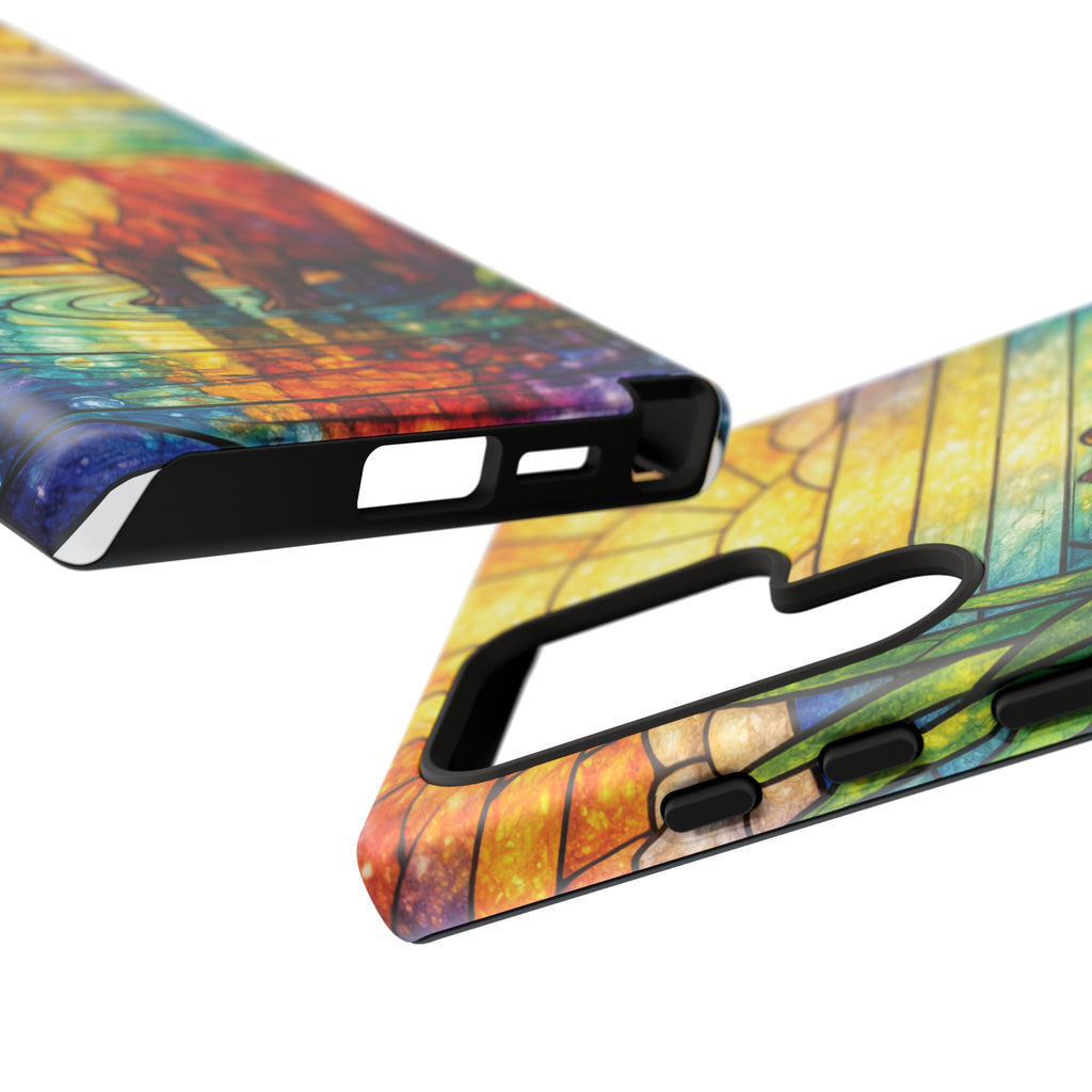 Capybara Stained Glass Galaxy Phone Case — "Tough Cases"
