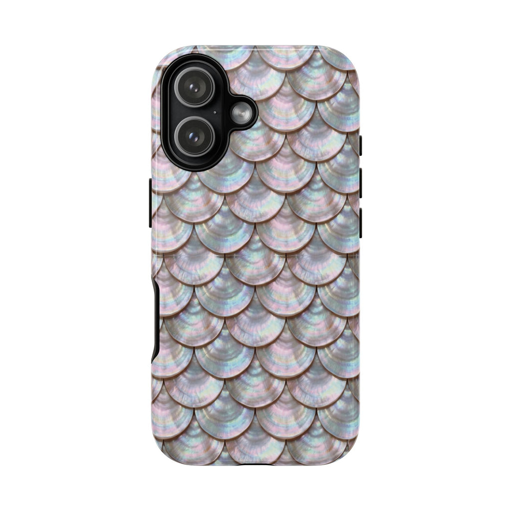 Mother of Pearl Scallop Scale Phone Case — Luxury Galaxy iPhone & Pixel
