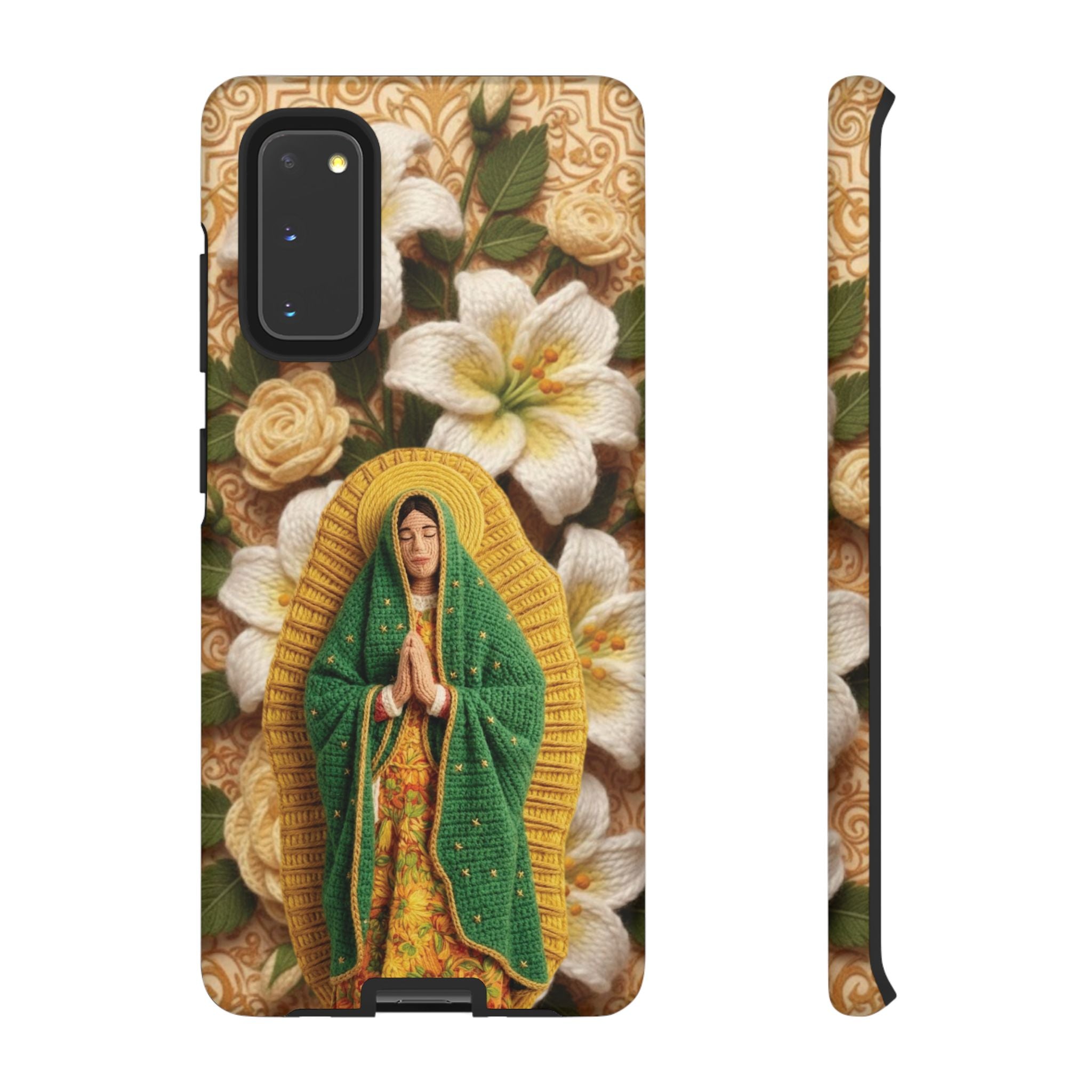 Sacred Our Lady of Guadalupe Virgin Mary Devotional Phone Case iPhone Samsung Galaxy Google Pixel Religious Textured Art Cover Gift