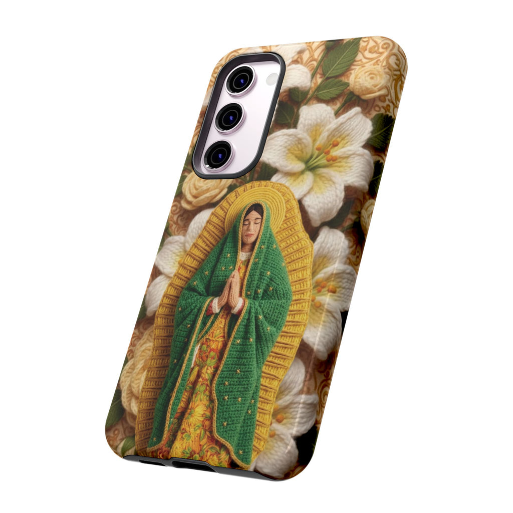 Sacred Our Lady of Guadalupe Virgin Mary Devotional Phone Case iPhone Samsung Galaxy Google Pixel Religious Textured Art Cover Gift