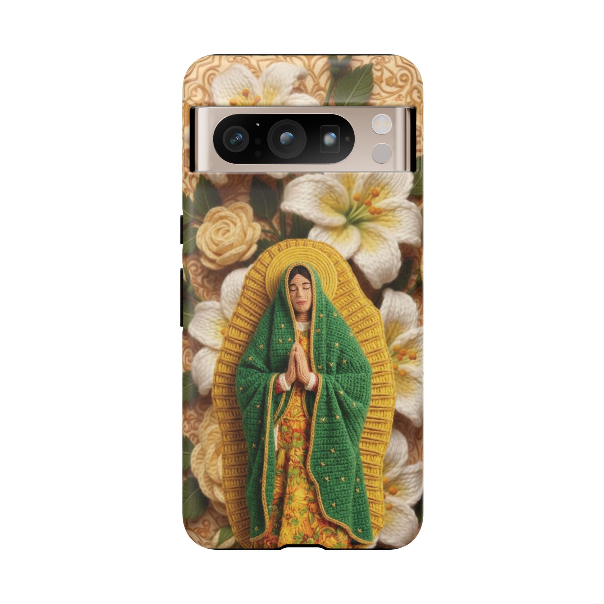 Sacred Our Lady of Guadalupe Virgin Mary Devotional Phone Case iPhone Samsung Galaxy Google Pixel Religious Textured Art Cover Gift