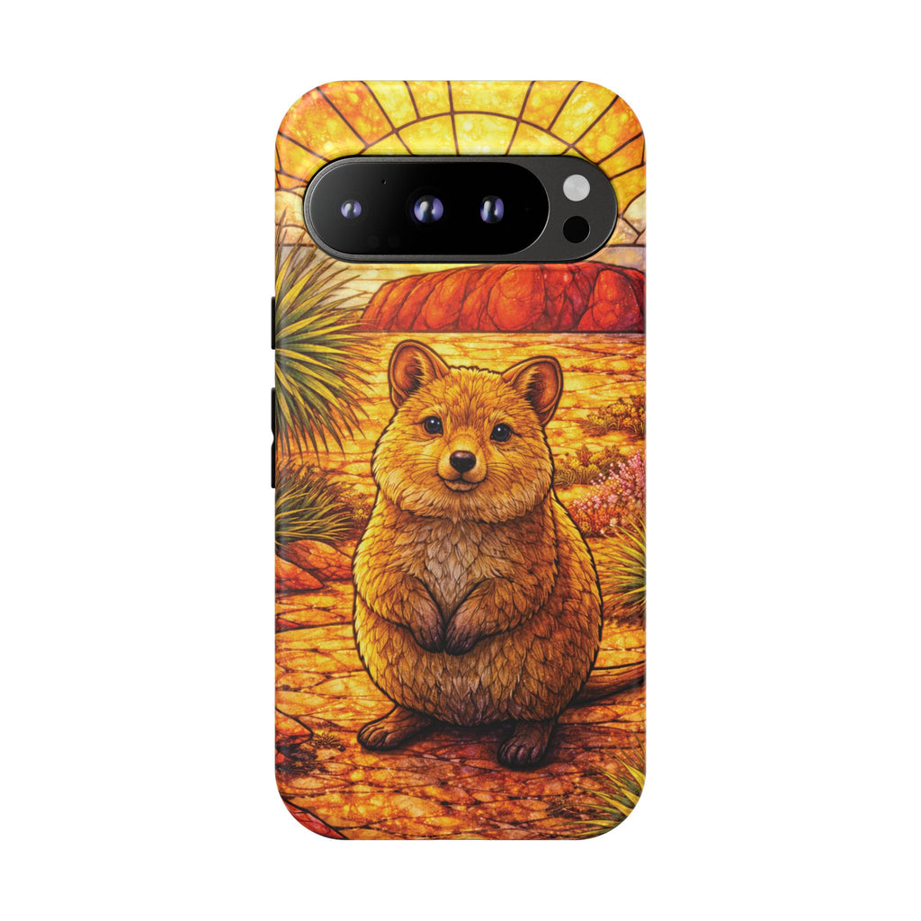 Quokka Stained-Glass Phone Case — Galaxy, iPhone & Pixel