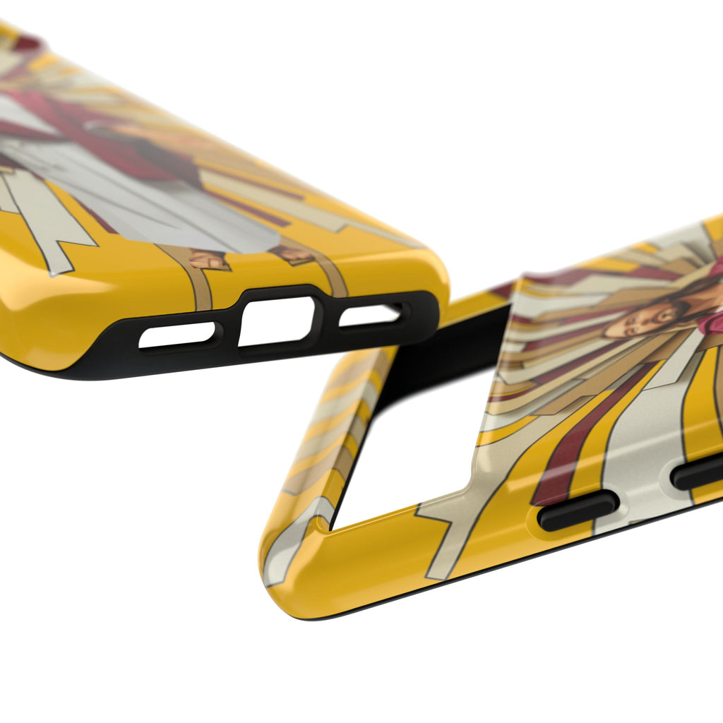 Radiant Jesus Art Phone Case | Christian Faith Inspirational Protective Cover