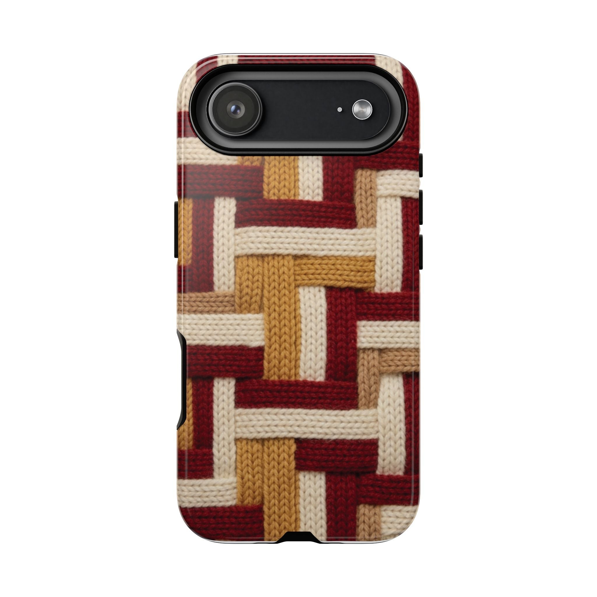 Yarn Pattern Phone Case Cozy Knit Texture Smartphone Protective Cover Elegant Design Mobile Device Cases for Samsung iPhone Pixel Models