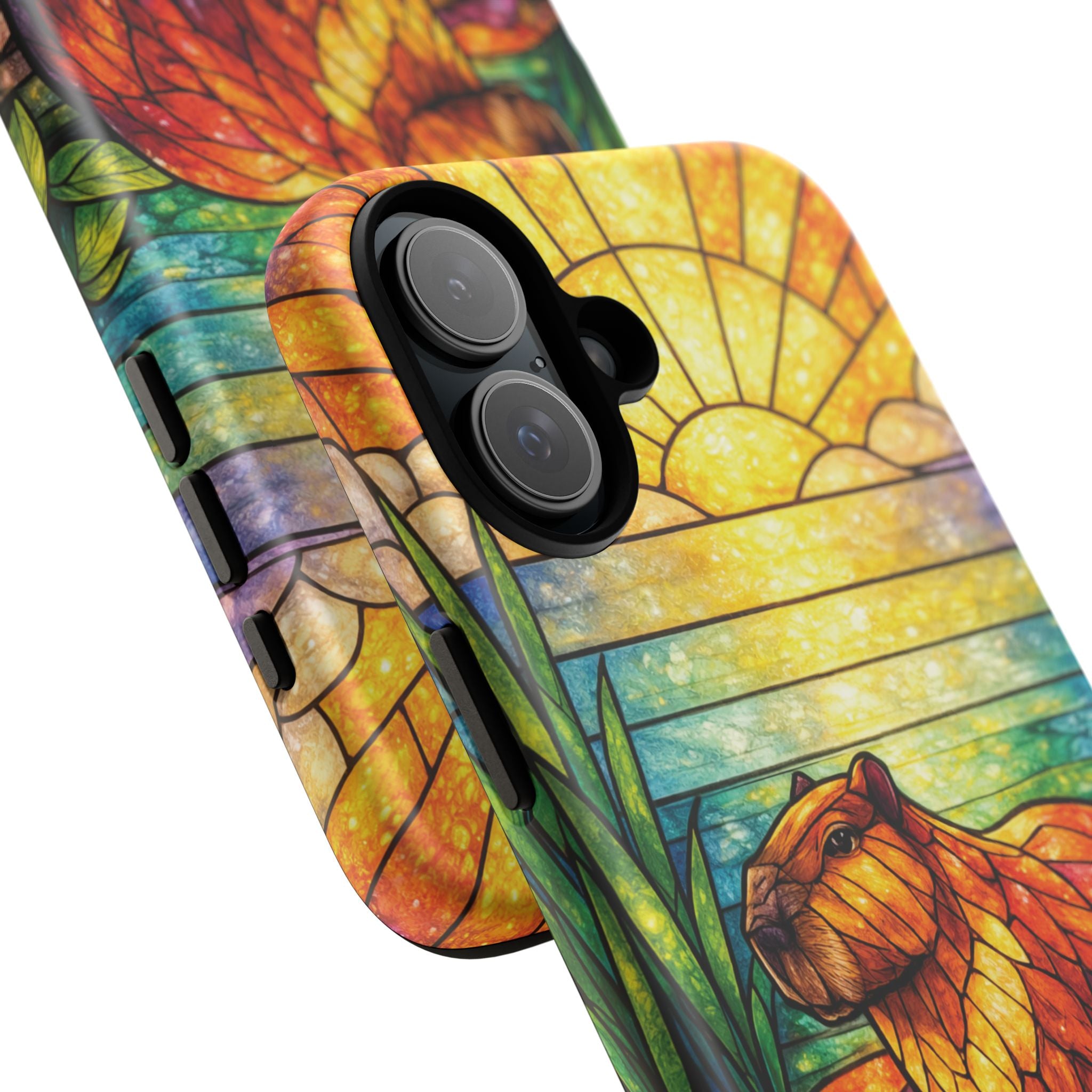 Capybara Stained Glass Galaxy Phone Case — "Tough Cases"