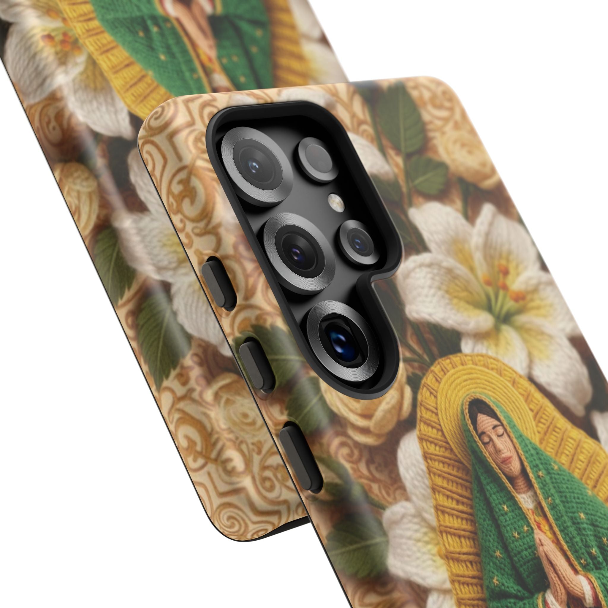 Sacred Our Lady of Guadalupe Virgin Mary Devotional Phone Case iPhone Samsung Galaxy Google Pixel Religious Textured Art Cover Gift