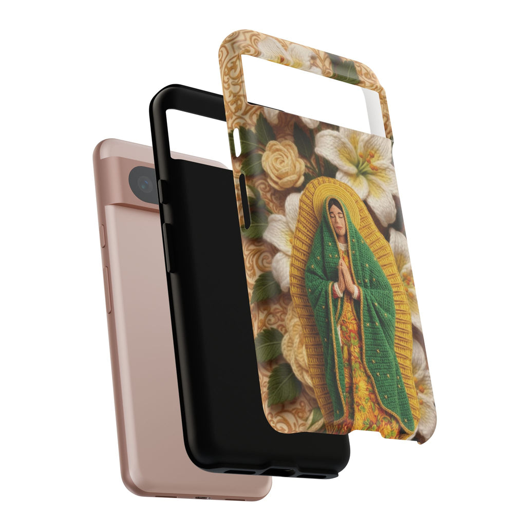 Sacred Our Lady of Guadalupe Virgin Mary Devotional Phone Case iPhone Samsung Galaxy Google Pixel Religious Textured Art Cover Gift