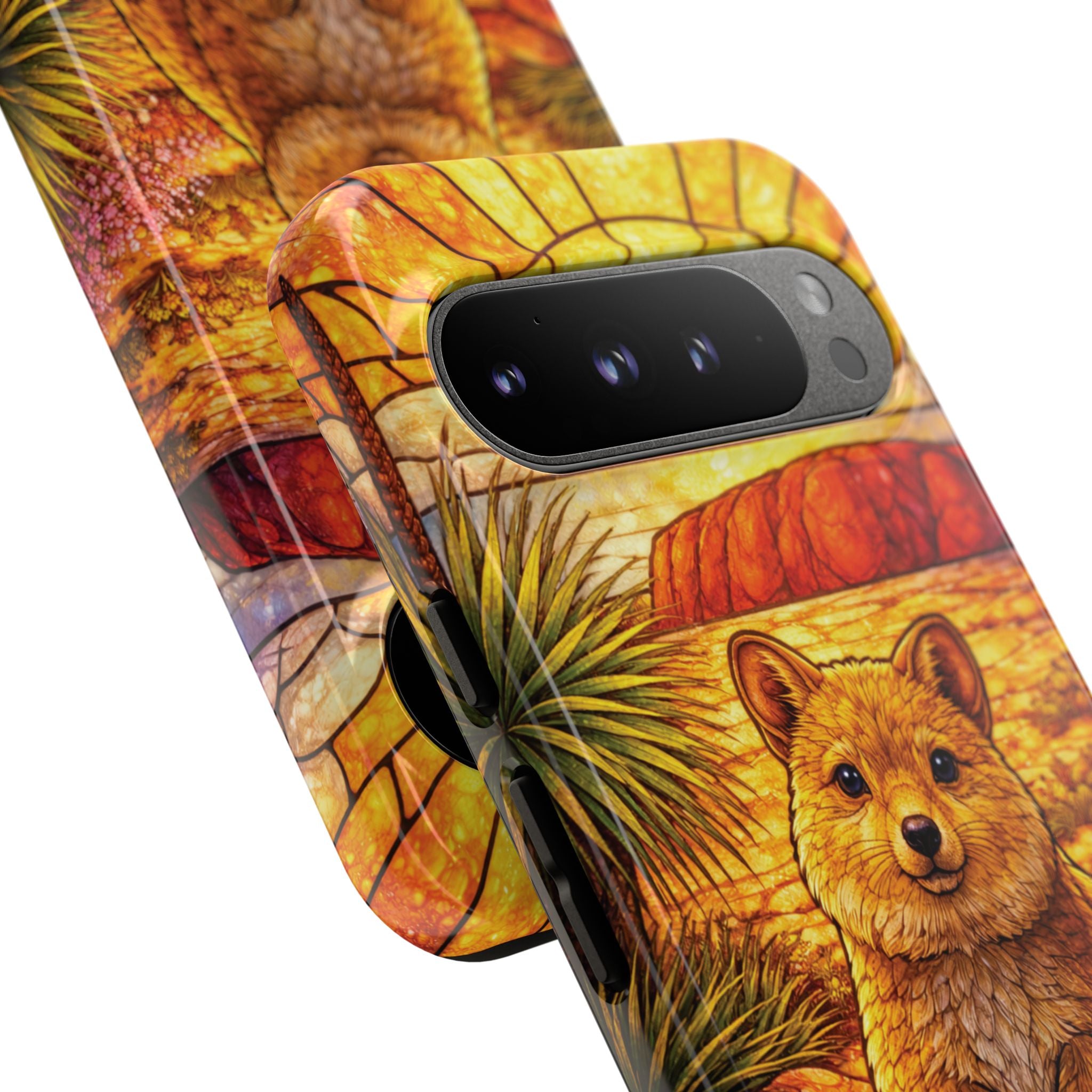 Quokka Stained-Glass Phone Case — Galaxy, iPhone & Pixel