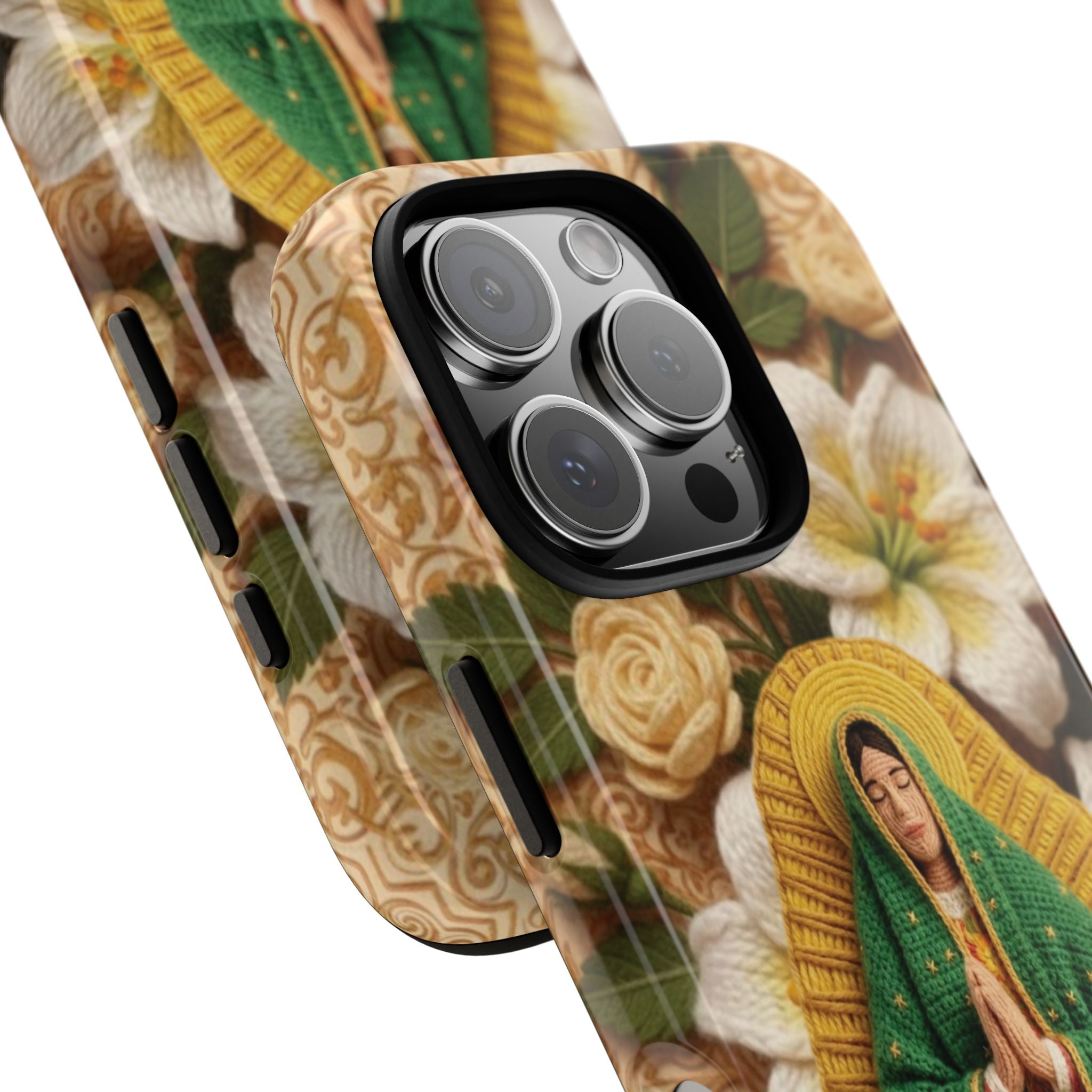 Sacred Our Lady of Guadalupe Virgin Mary Devotional Phone Case iPhone Samsung Galaxy Google Pixel Religious Textured Art Cover Gift