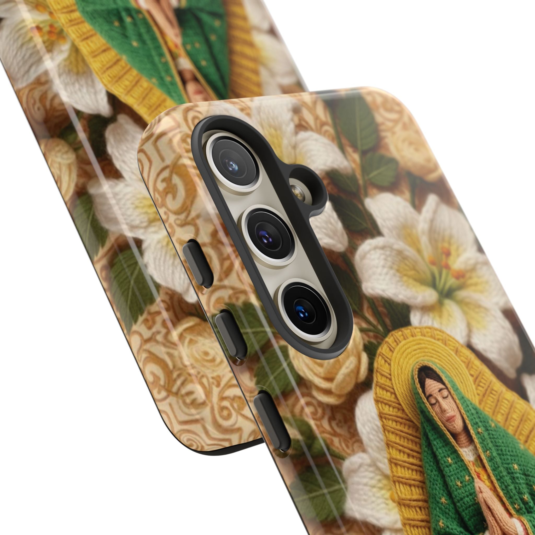 Sacred Our Lady of Guadalupe Virgin Mary Devotional Phone Case iPhone Samsung Galaxy Google Pixel Religious Textured Art Cover Gift