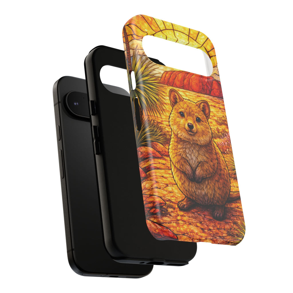 Quokka Stained-Glass Phone Case — Galaxy, iPhone & Pixel