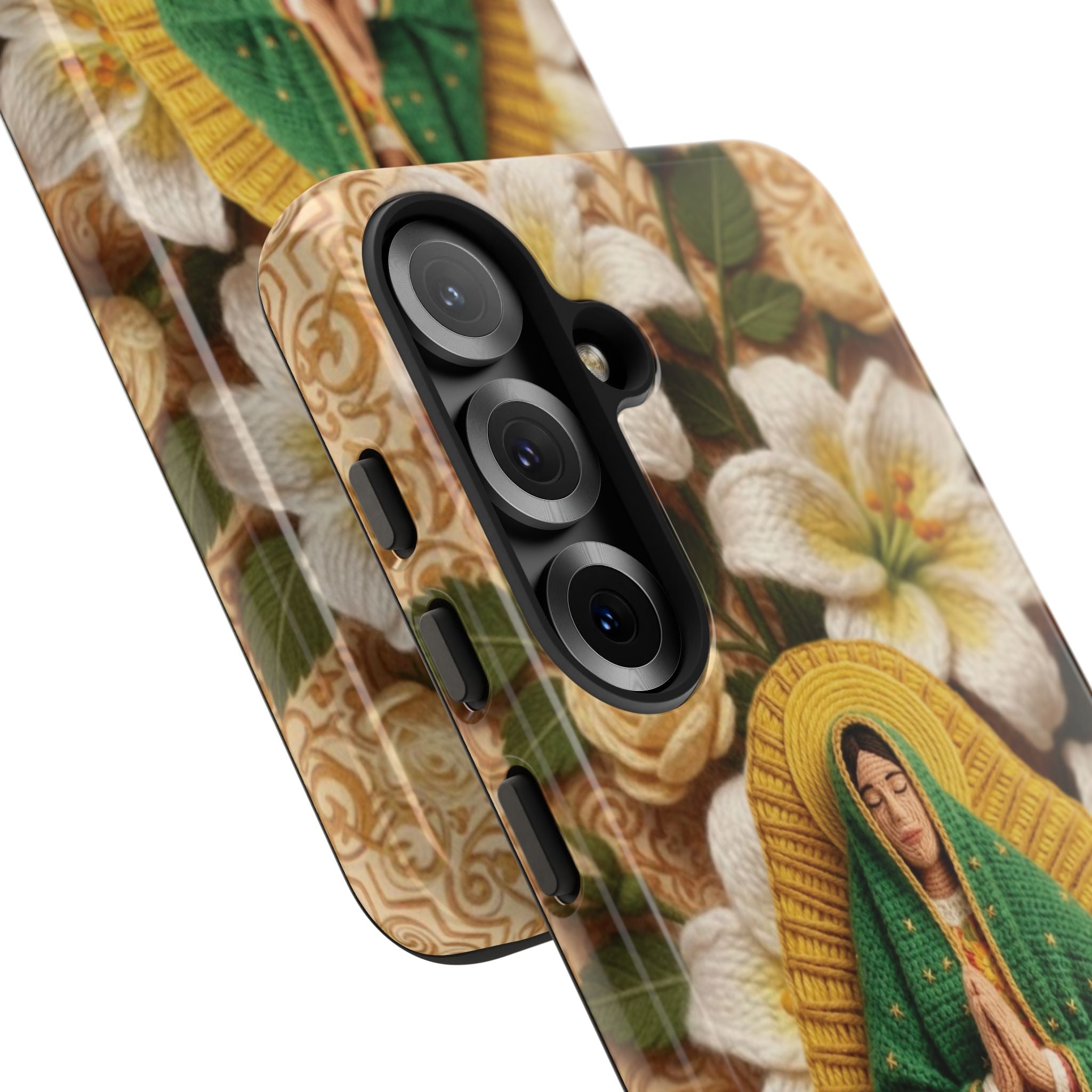 Sacred Our Lady of Guadalupe Virgin Mary Devotional Phone Case iPhone Samsung Galaxy Google Pixel Religious Textured Art Cover Gift