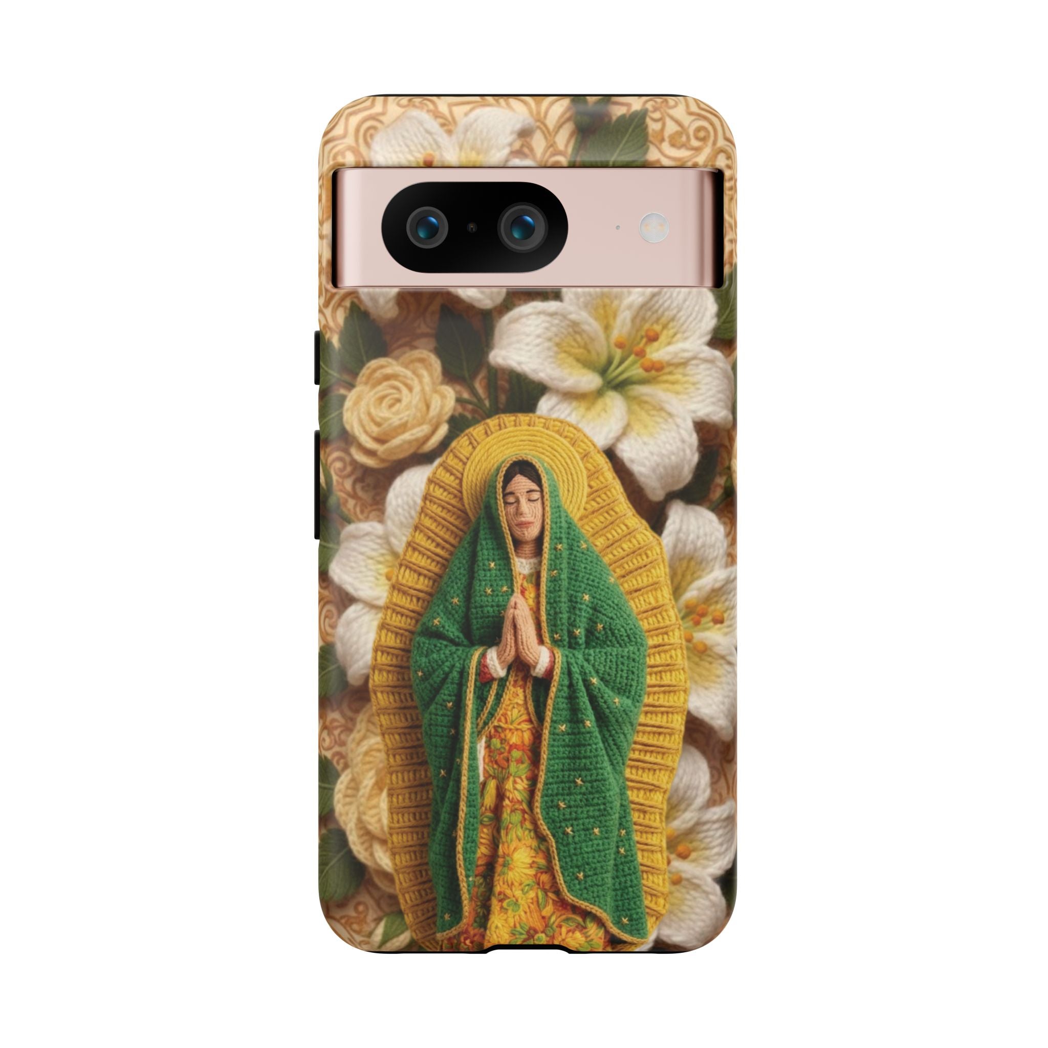 Sacred Our Lady of Guadalupe Virgin Mary Devotional Phone Case iPhone Samsung Galaxy Google Pixel Religious Textured Art Cover Gift