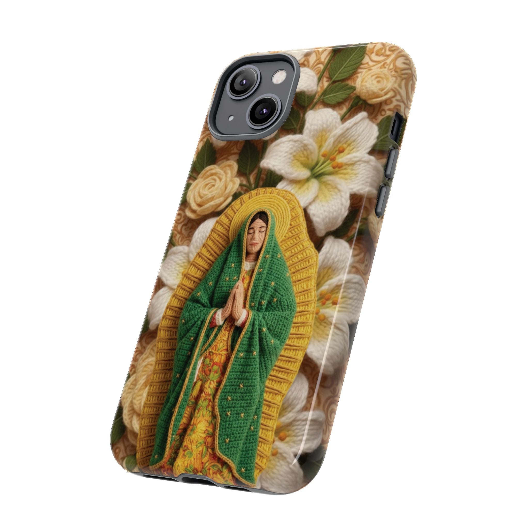 Sacred Our Lady of Guadalupe Virgin Mary Devotional Phone Case iPhone Samsung Galaxy Google Pixel Religious Textured Art Cover Gift