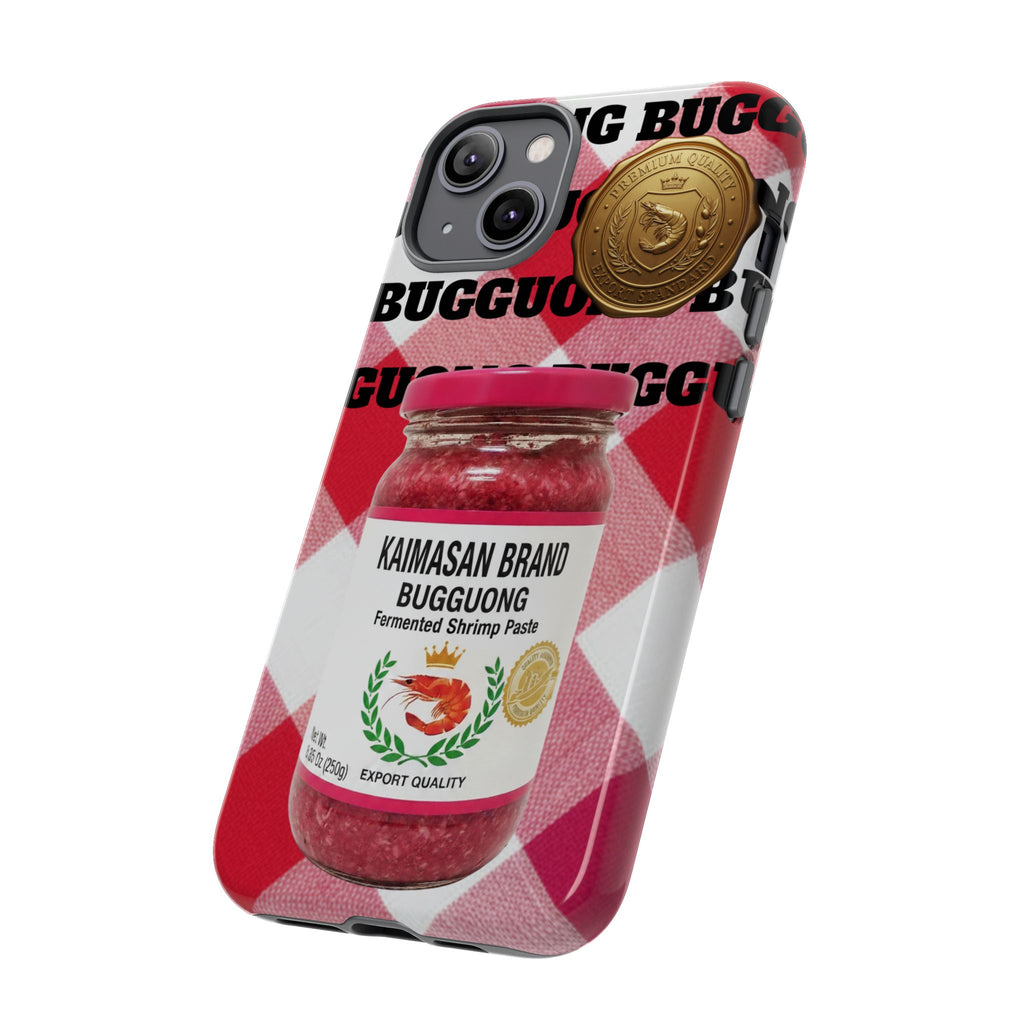 Red Gingham Phone Case Filipino Food Lover Gingham Pattern Phone Accessory Foodie Philippine Cuisine Lover Gift for Foodies