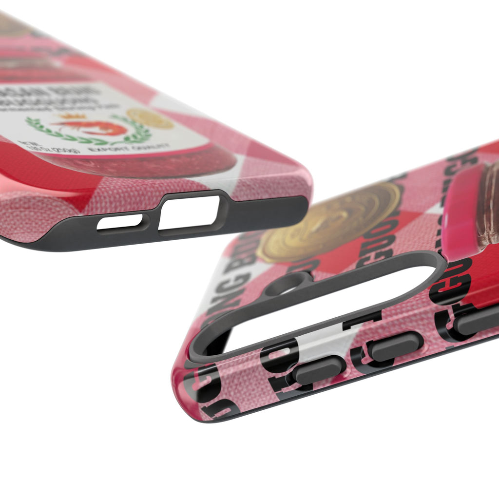 Red Gingham Phone Case Filipino Food Lover Gingham Pattern Phone Accessory Foodie Philippine Cuisine Lover Gift for Foodies