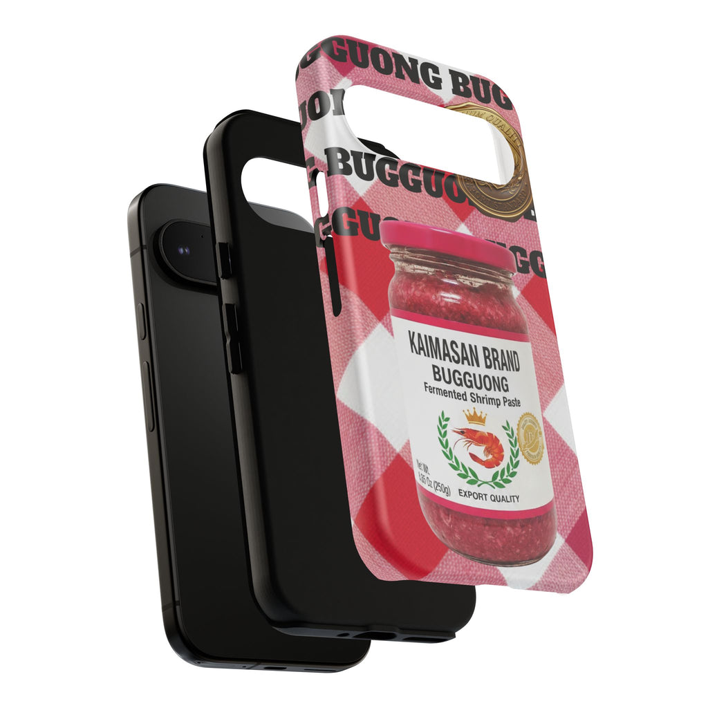 Red Gingham Phone Case Filipino Food Lover Gingham Pattern Phone Accessory Foodie Philippine Cuisine Lover Gift for Foodies