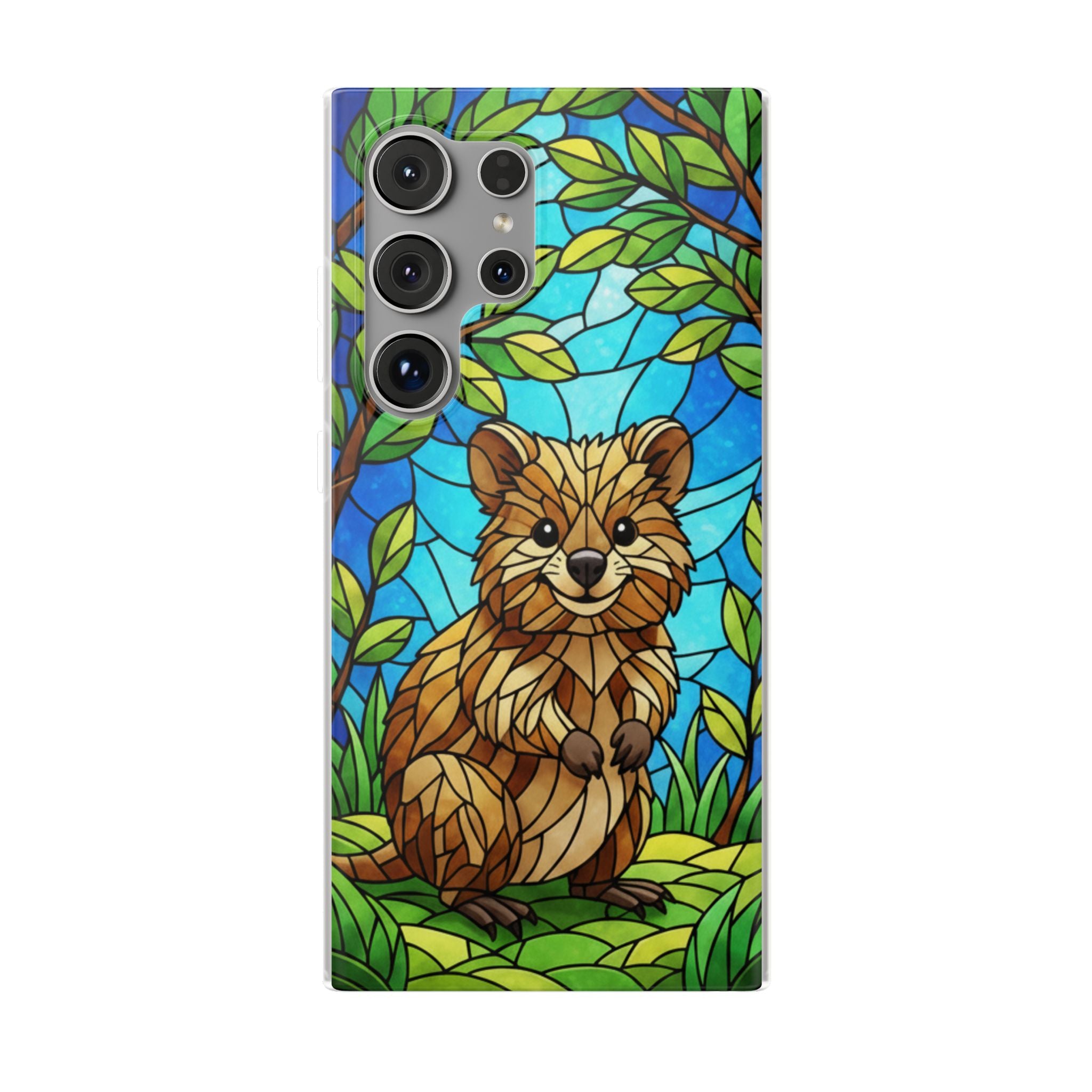 Colorful Quokka Flexi Cases - Cute Animal Phone Case, Quokka Phone Sleeve, Nature Lover Gift, Eco-Friendly Case, Unique Phone Accessory
