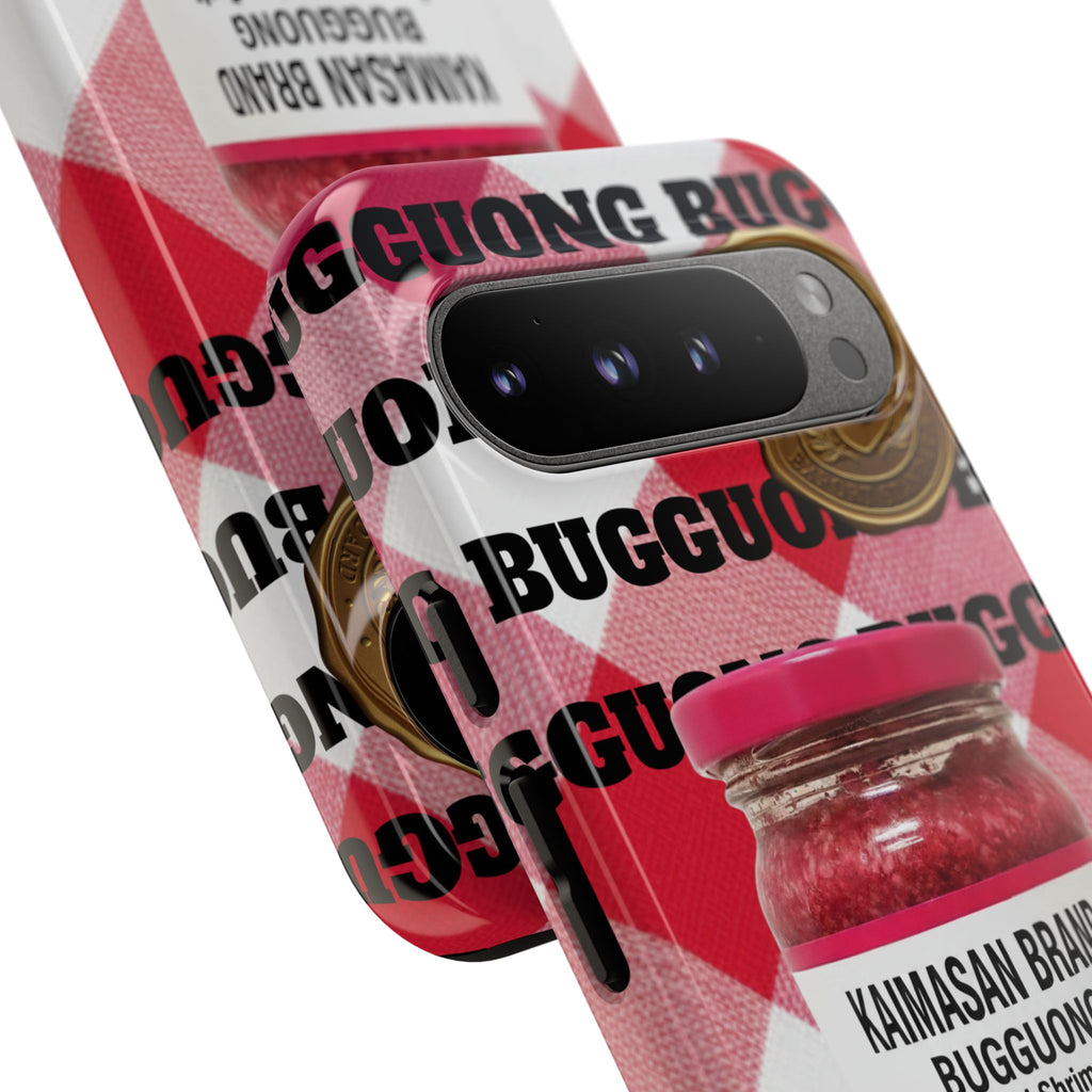 Red Gingham Phone Case Filipino Food Lover Gingham Pattern Phone Accessory Foodie Philippine Cuisine Lover Gift for Foodies