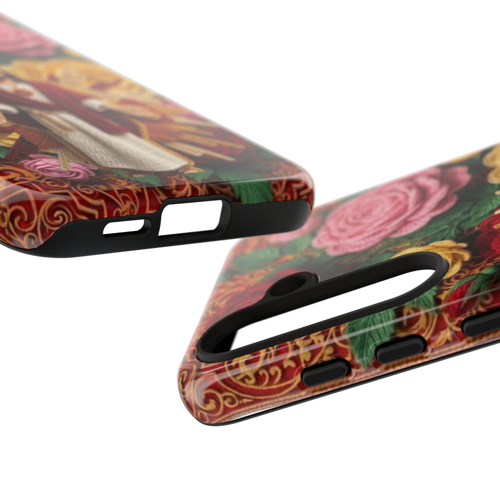 Jesus Resurrection faux-yarn phone case | Resurrection artwork phone case