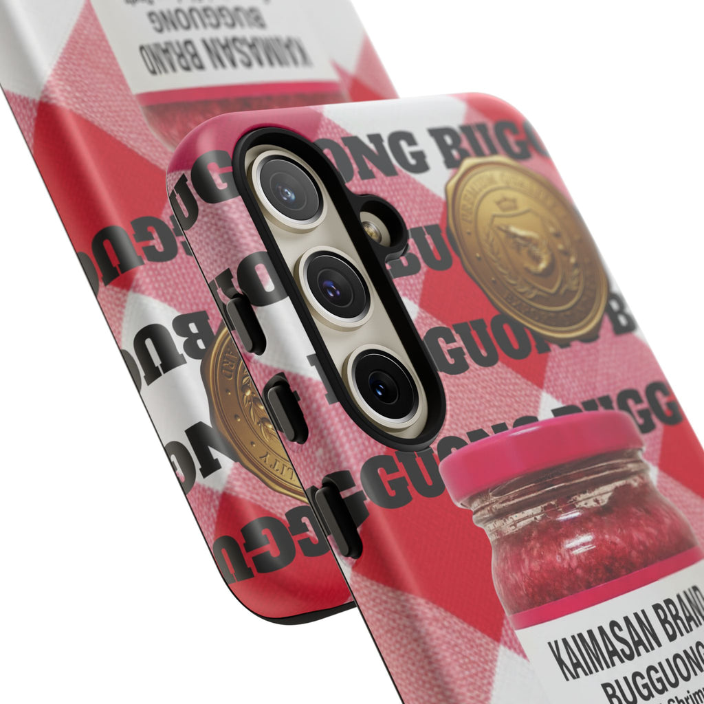 Red Gingham Phone Case Filipino Food Lover Gingham Pattern Phone Accessory Foodie Philippine Cuisine Lover Gift for Foodies