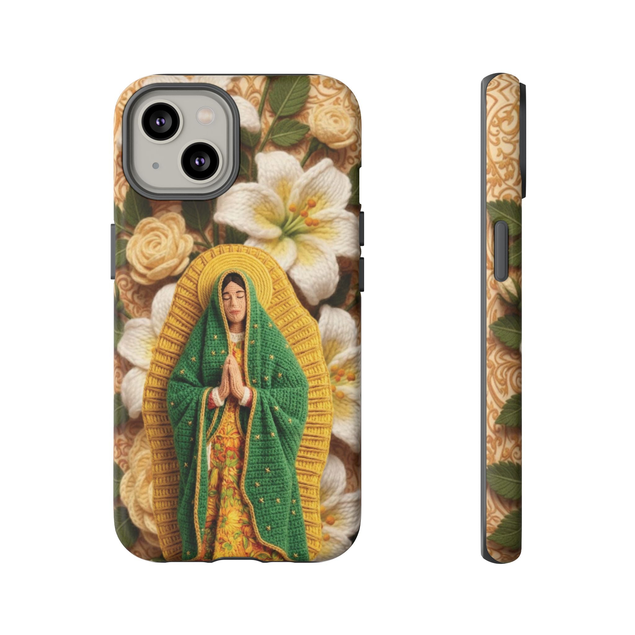 Sacred Our Lady of Guadalupe Virgin Mary Devotional Phone Case iPhone Samsung Galaxy Google Pixel Religious Textured Art Cover Gift