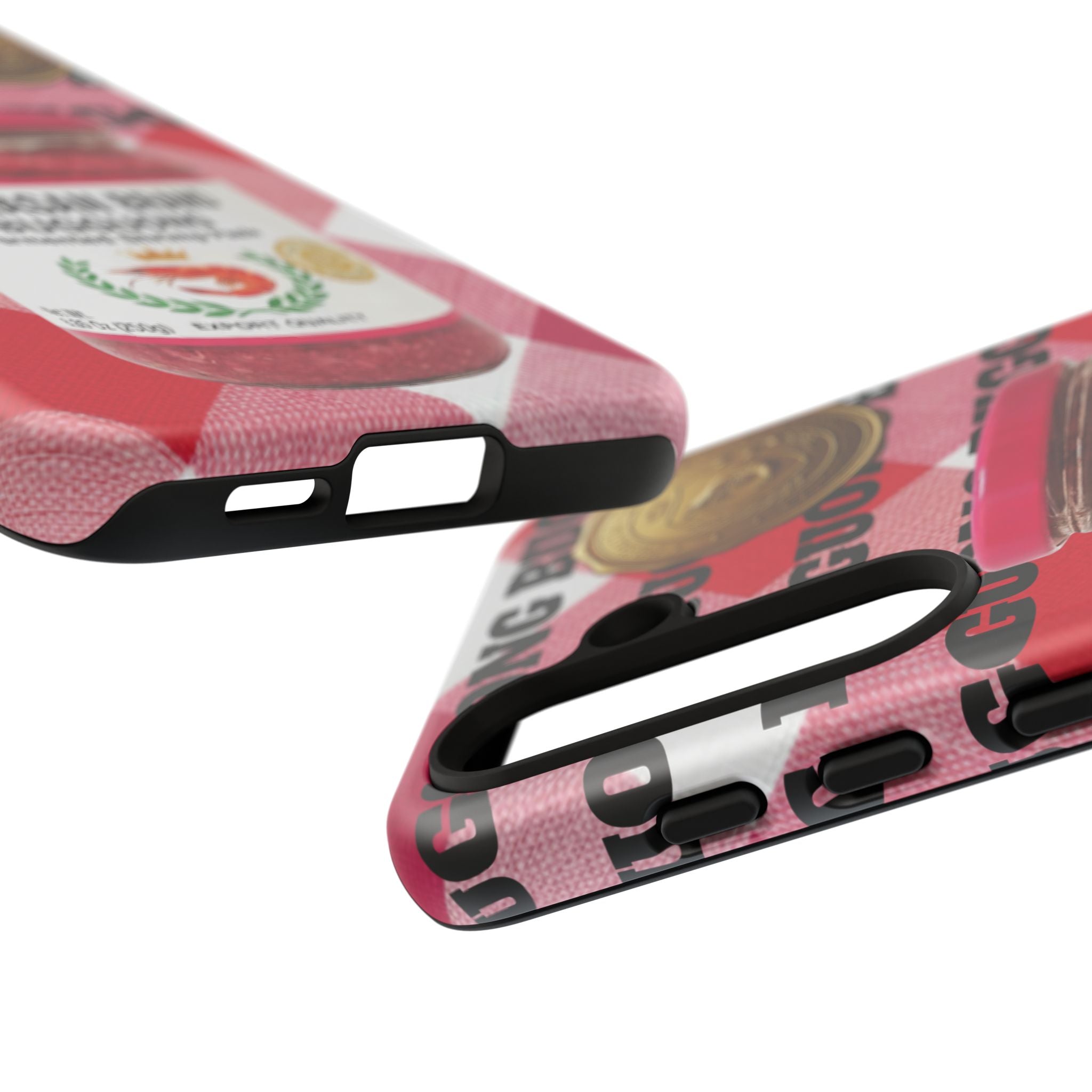 Red Gingham Phone Case Filipino Food Lover Gingham Pattern Phone Accessory Foodie Philippine Cuisine Lover Gift for Foodies