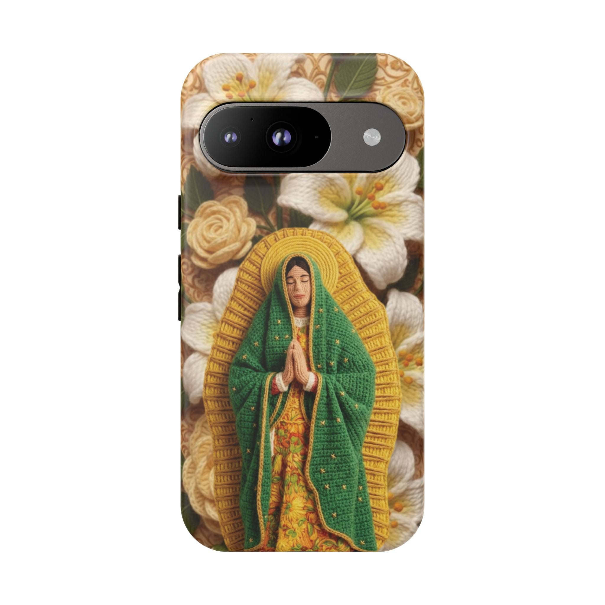 Sacred Our Lady of Guadalupe Virgin Mary Devotional Phone Case iPhone Samsung Galaxy Google Pixel Religious Textured Art Cover Gift