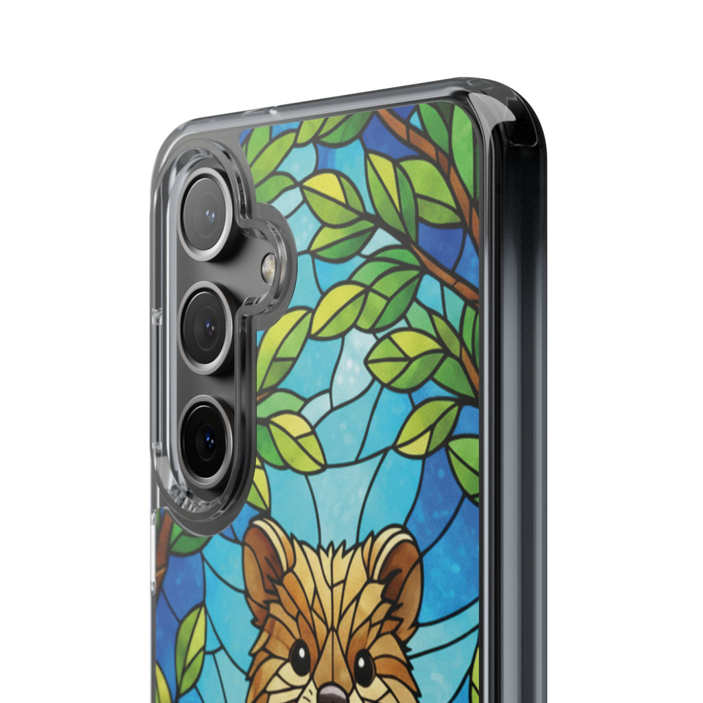 Quokka Phone Case Design Art Mobile Cover Phone Protection Device Skin Animal Print Stained Glass Art Australian Wildlife Gift Idea Phone