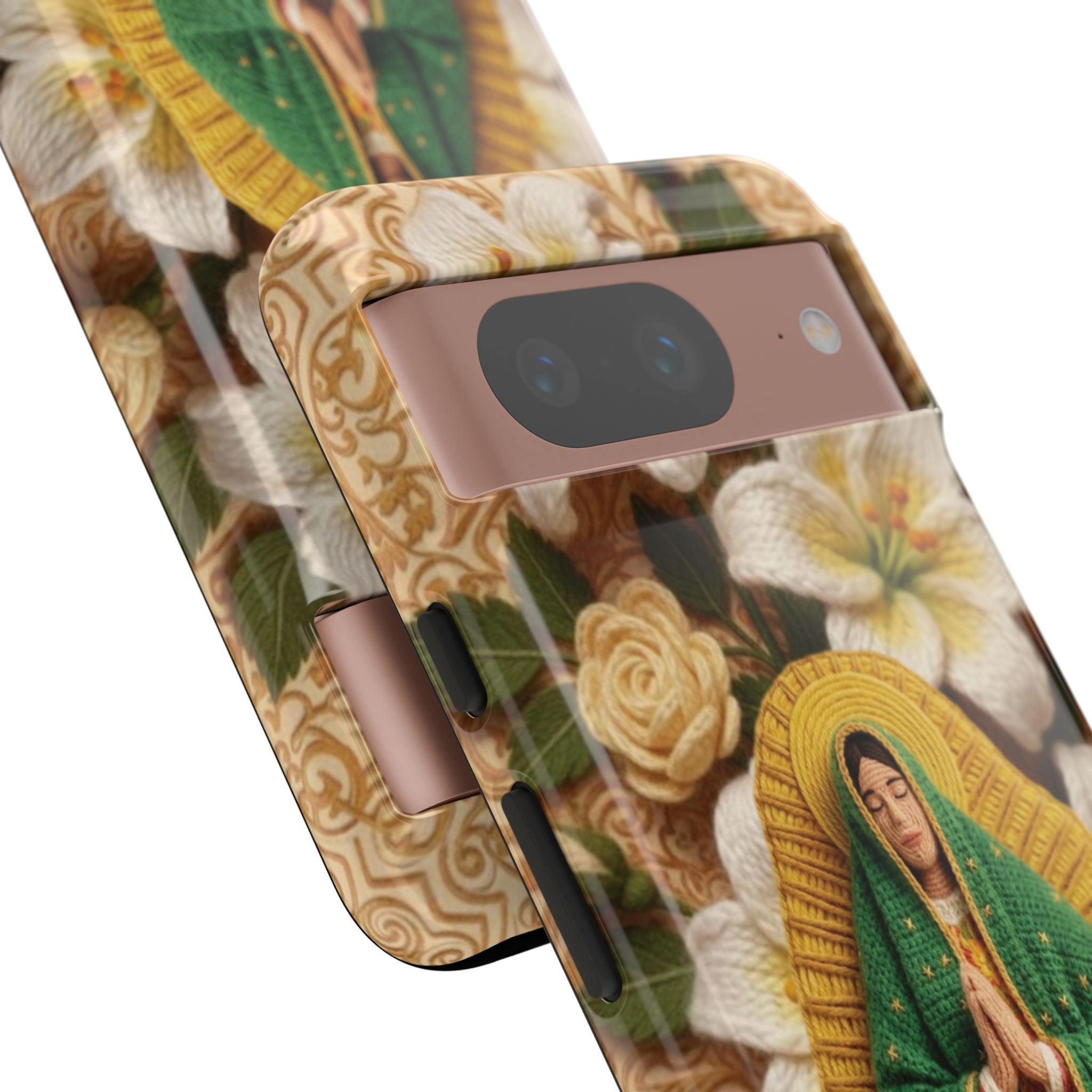 Sacred Our Lady of Guadalupe Virgin Mary Devotional Phone Case iPhone Samsung Galaxy Google Pixel Religious Textured Art Cover Gift