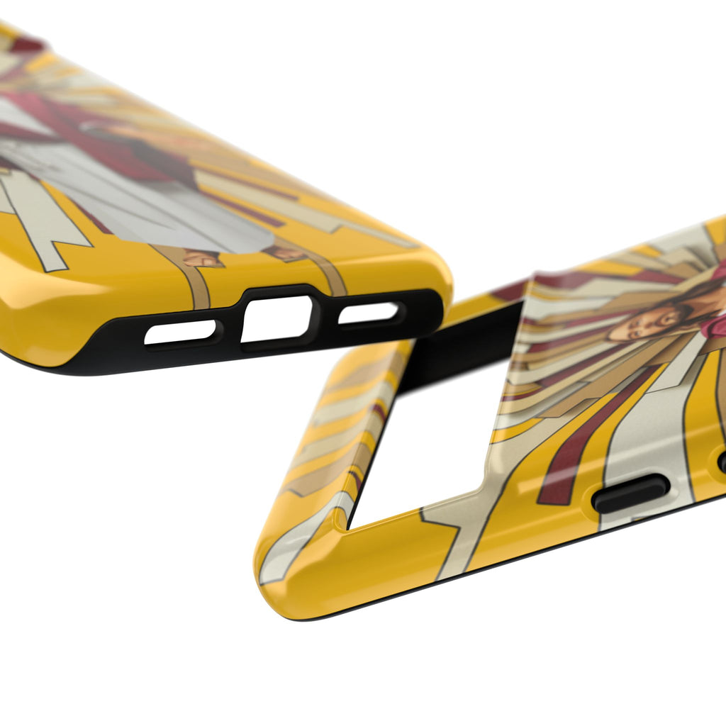 Radiant Jesus Art Phone Case | Christian Faith Inspirational Protective Cover