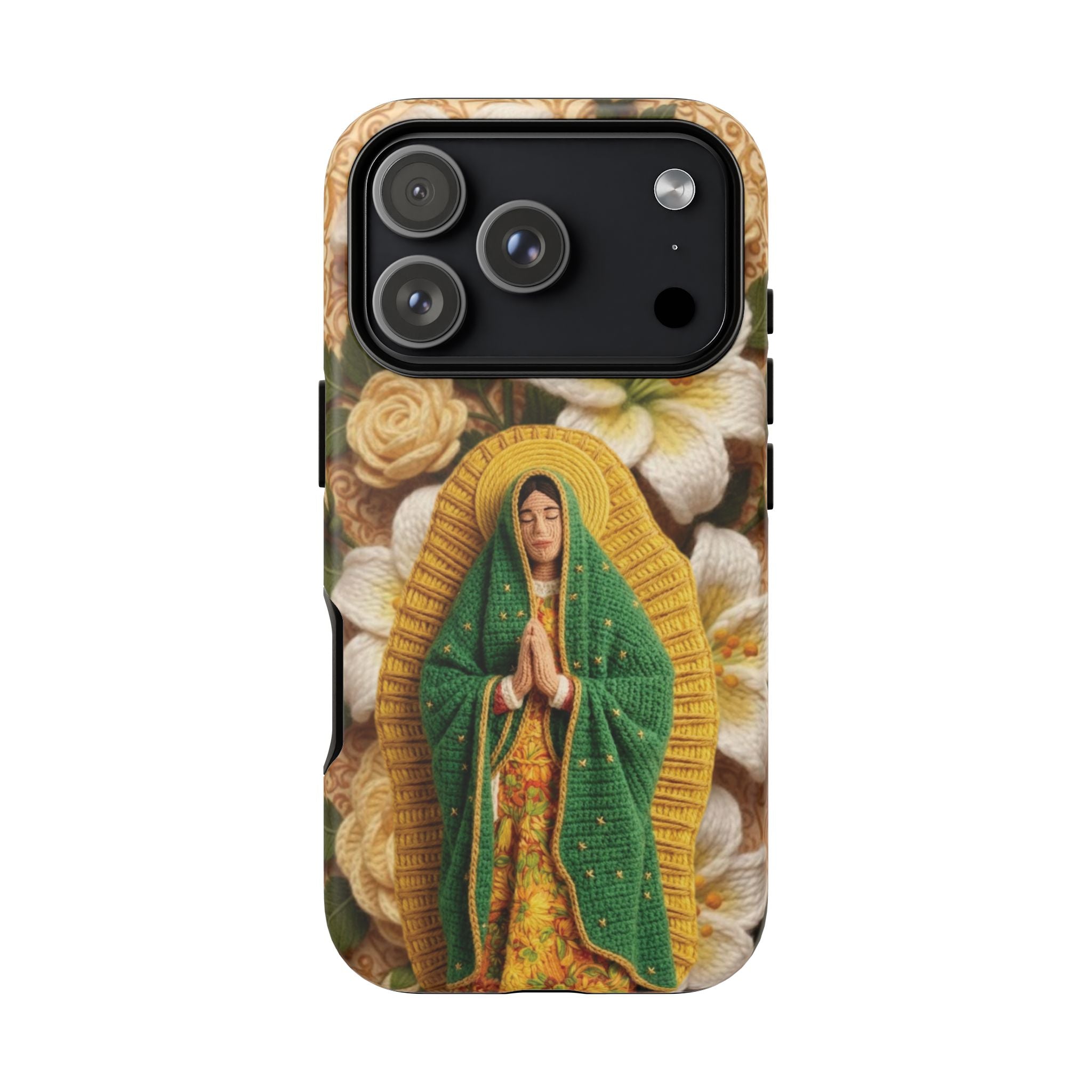 Sacred Our Lady of Guadalupe Virgin Mary Devotional Phone Case iPhone Samsung Galaxy Google Pixel Religious Textured Art Cover Gift