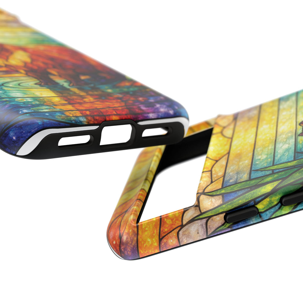 Capybara Stained Glass Galaxy Phone Case — "Tough Cases"