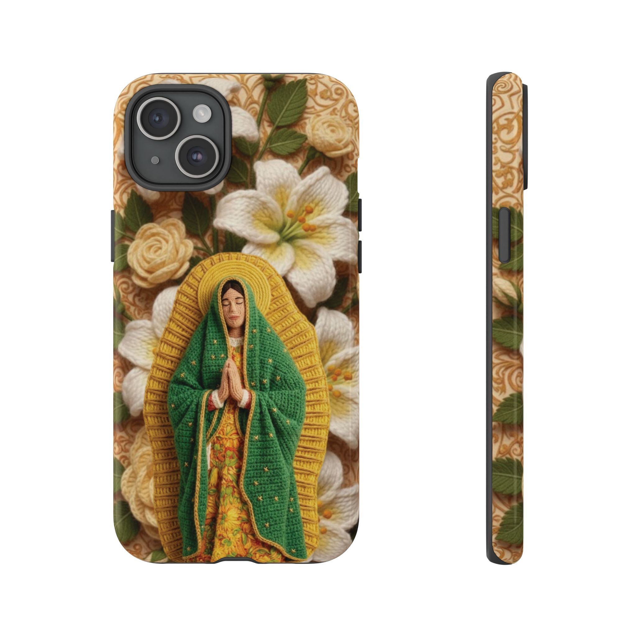 Sacred Our Lady of Guadalupe Virgin Mary Devotional Phone Case iPhone Samsung Galaxy Google Pixel Religious Textured Art Cover Gift