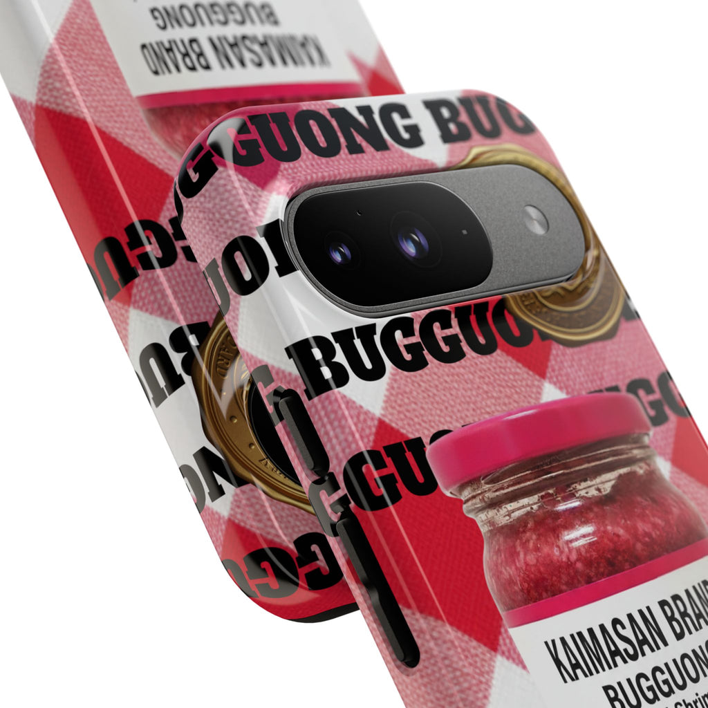 Red Gingham Phone Case Filipino Food Lover Gingham Pattern Phone Accessory Foodie Philippine Cuisine Lover Gift for Foodies