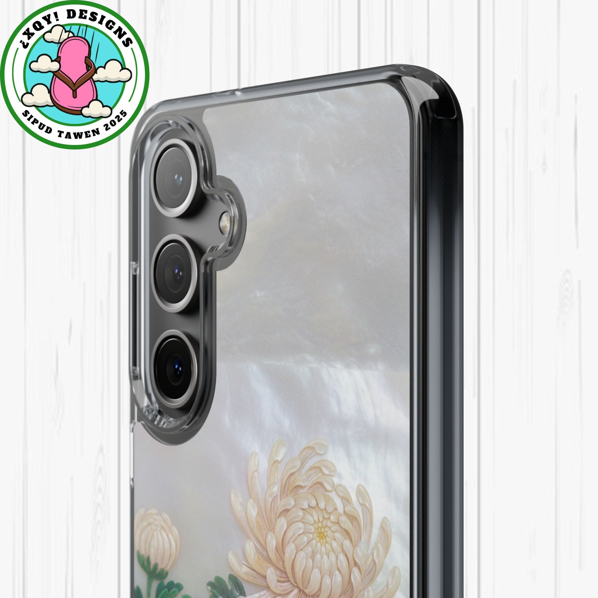 Mother of pearl inlay Phone Case Nacre art panel Chinese mother of pearl flowers Chrysanthemum wall art design elegant luxury  gift