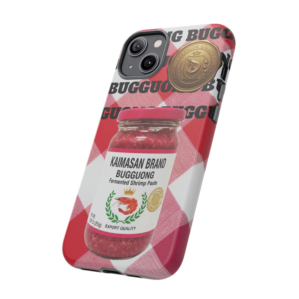 Red Gingham Phone Case Filipino Food Lover Gingham Pattern Phone Accessory Foodie Philippine Cuisine Lover Gift for Foodies