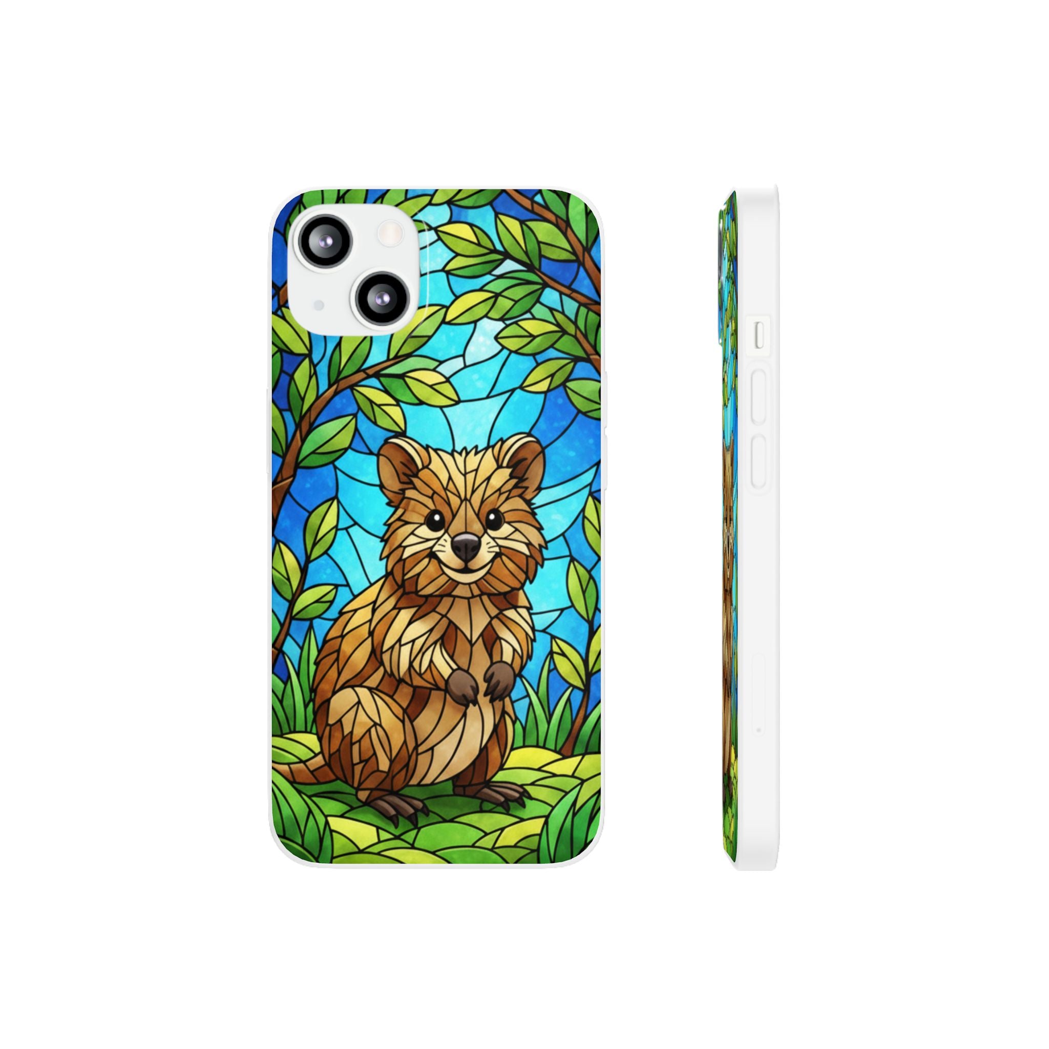 Colorful Quokka Flexi Cases - Cute Animal Phone Case, Quokka Phone Sleeve, Nature Lover Gift, Eco-Friendly Case, Unique Phone Accessory