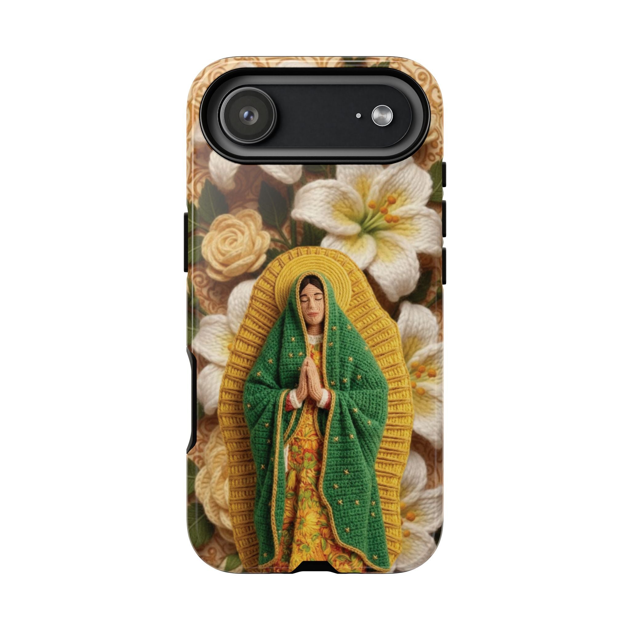 Sacred Our Lady of Guadalupe Virgin Mary Devotional Phone Case iPhone Samsung Galaxy Google Pixel Religious Textured Art Cover Gift