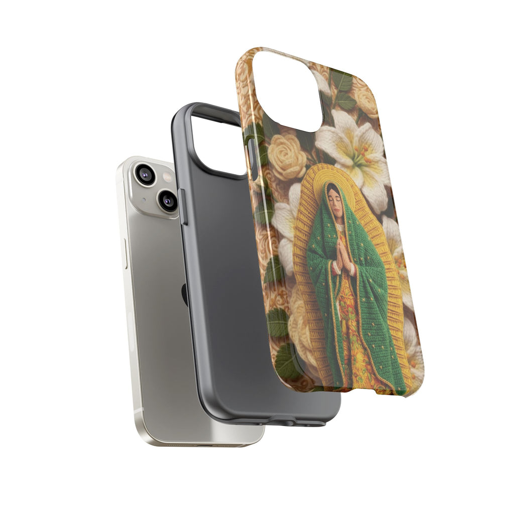 Sacred Our Lady of Guadalupe Virgin Mary Devotional Phone Case iPhone Samsung Galaxy Google Pixel Religious Textured Art Cover Gift
