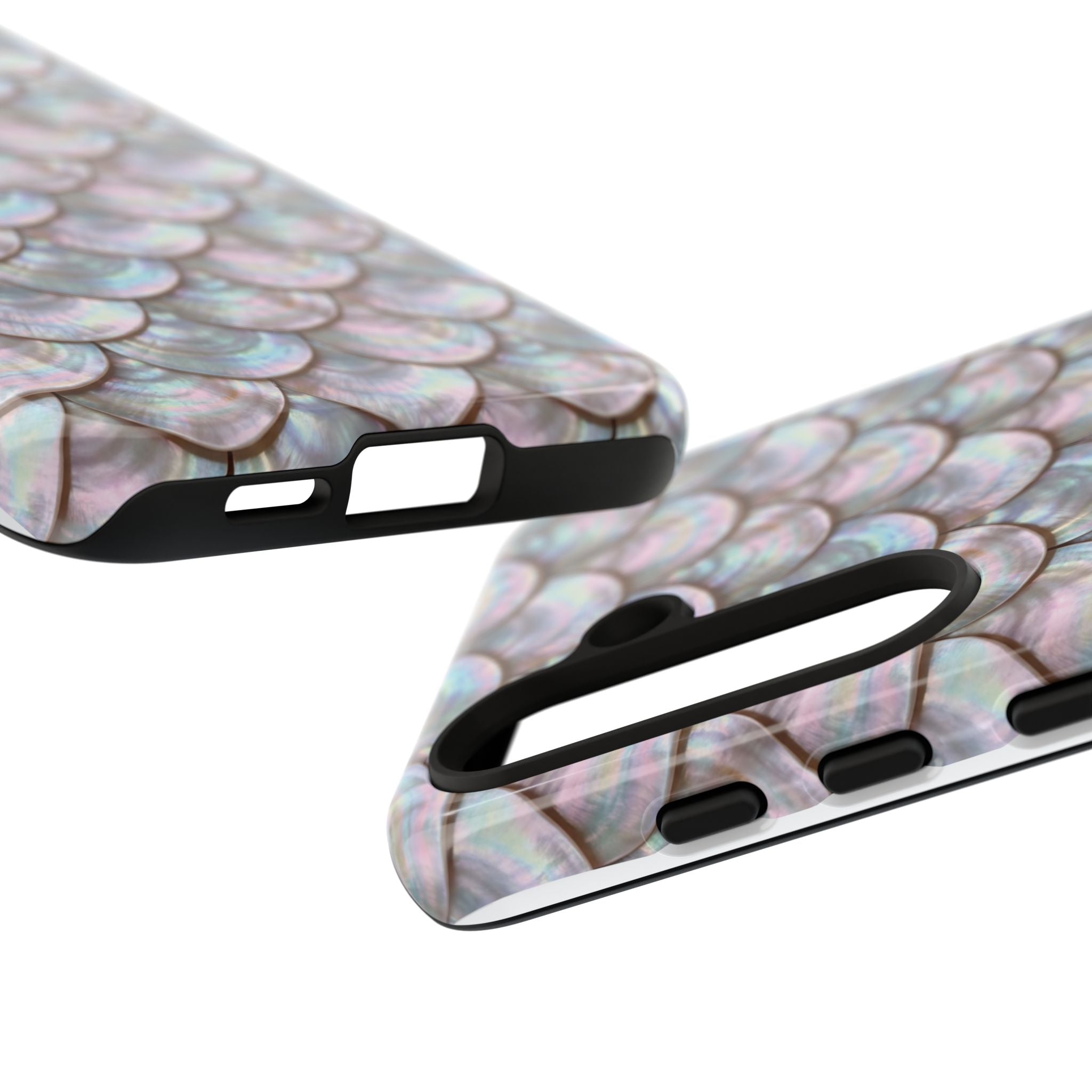 Mother of Pearl Scallop Scale Phone Case — Luxury Galaxy iPhone & Pixel