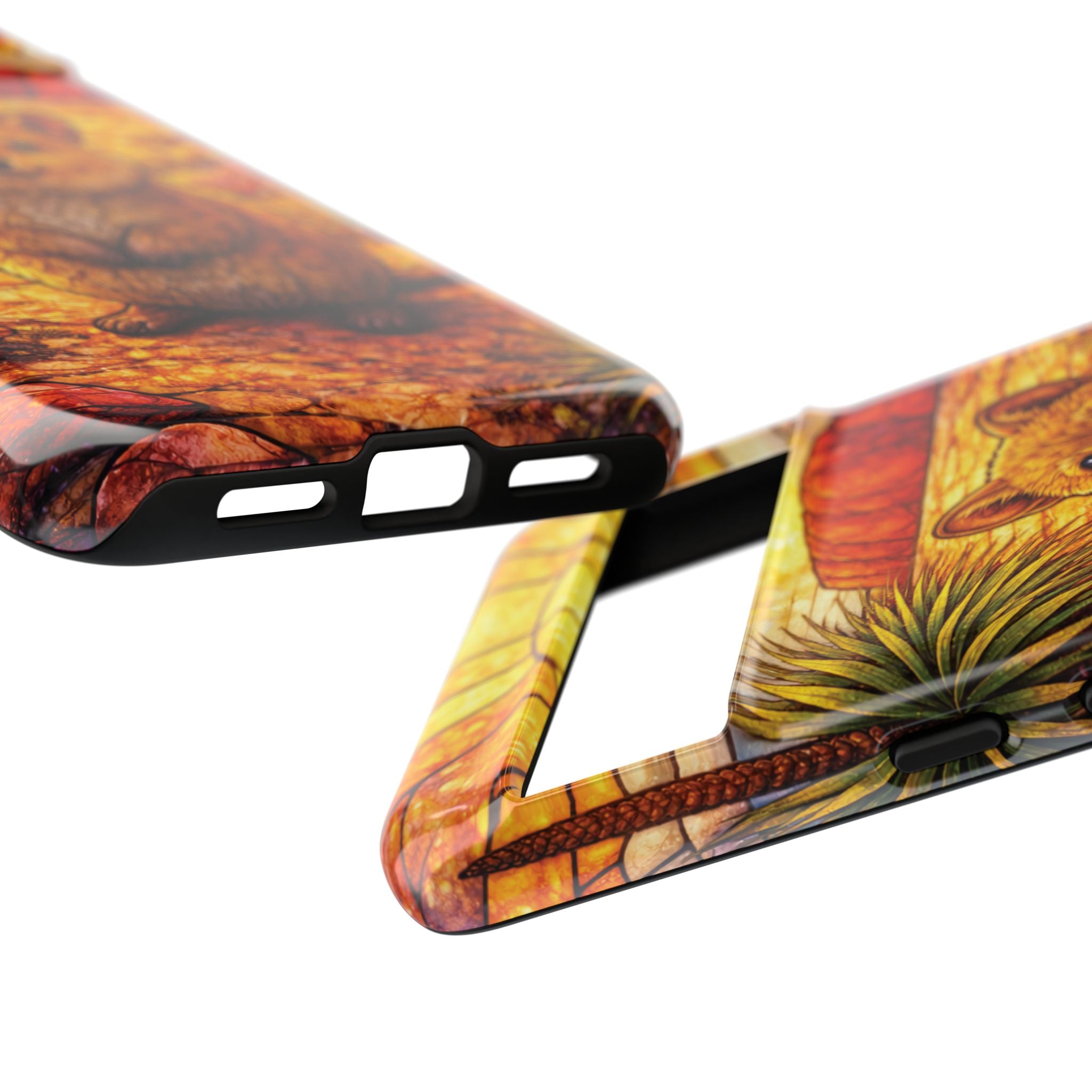 Quokka Stained-Glass Phone Case — Galaxy, iPhone & Pixel