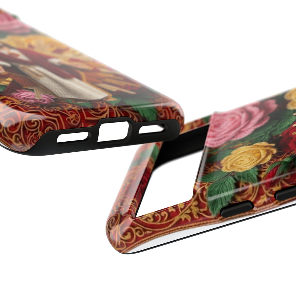 Jesus Resurrection faux-yarn phone case | Resurrection artwork phone case