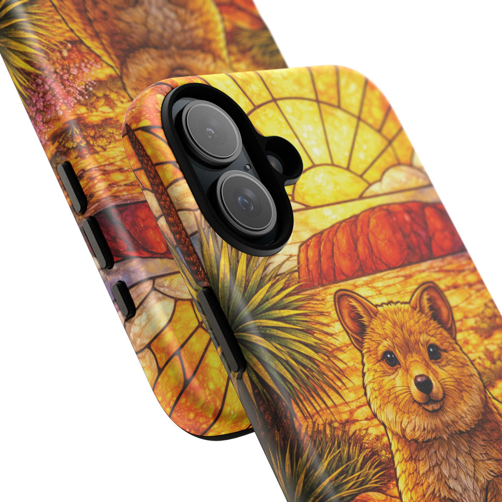 Quokka Stained-Glass Phone Case — Galaxy, iPhone & Pixel