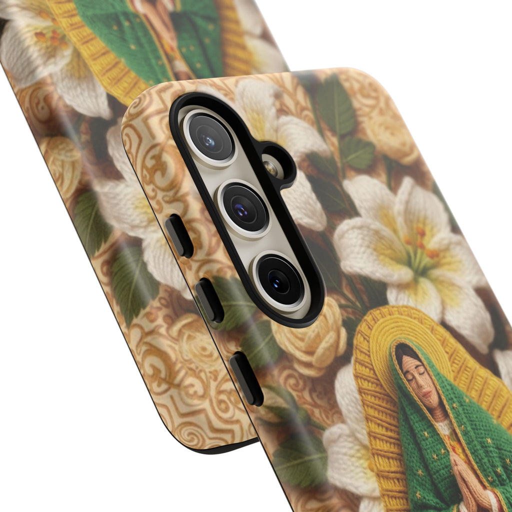 Sacred Our Lady of Guadalupe Virgin Mary Devotional Phone Case iPhone Samsung Galaxy Google Pixel Religious Textured Art Cover Gift